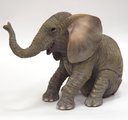 Статуэтка Widdop Bingham Слонёнок сидящий, 10.6см, полистоун WS0836-TA