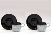 Набор 2 кофейные пары Эспрессо 125мл, Сияние Denby Halo 199040012