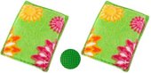 Губка для посуды 2шт. Vigar Flower Power 2958