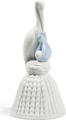 Колокольчик NAO Аист голубой (Stork Bell blue) 14см 02001759