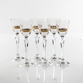 Рюмки для ликёра Crystalite Bohemia Элизабет, 6шт, 70мл 40760/70/Q9218