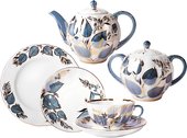 Сервиз чайный ИФЗ Тюльпан Лунный, 6 персон, 20 предметов, фарфор 81.20946.00.1
