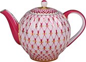 Чайник доливной ИФЗ Тюльпан, Сетка-Блюз, 2000мл, фарфор 80.50205.00.1