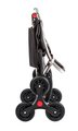 Сумка-тележка Rolser Bancal, чёрная, 6 колёс, шагающая, складная IMX082Negro