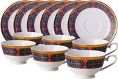Чайный сервиз Top Art Studio Астерия Голд, 12 предметов YF1208-TA