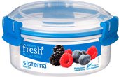 Контейнер Sistema Fresh, 300мл, круглый, голубой 921303