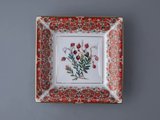 Подставка для мелочей ИФЗ Квадратная, Клюква заповедная, 16.4x16.4см, фарфор, подарочная упаковка 81.34283.00.1