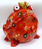 Копилка Гигантская Царевна лягушка оранжевая 33см Pomme-Pidou 148-00110/A