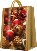 Пакет подарочный бумажный Paw Новогодние игрушки 30x41x12см AGB016302