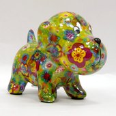 Копилка Pomme-Pidou Собачка, мини, зелёный 13.5x8.5x10см 148-00249/C