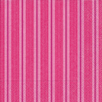 Салфетки для декупажа Paper+Design Розовая полоса, 33x33см, 20шт 21746