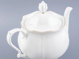 Чайник заварочный ИФЗ Наташа, Золотая лента, 900мл, костяной фарфор 80.05470.00.1