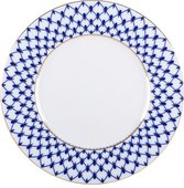 Тарелка десертная ИФЗ Гладкая Кобальтовая сетка, 20см, 6шт 80.07243.00.1