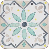 Подставки под чашку Creative Tops Green Tile 10.5x10.5, 6шт, пробка C000327
