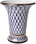 Ваза ИФЗ Ампирная, Кобальтовая сетка, 20.3см, настольная, фарфор, подарочная упаковка 80.50293.00.1