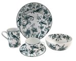 Тарелка мелкая ИФЗ Европейская, Monplaisir Green, 27см, фарфор 80.48340.00.1