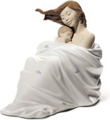Статуэтка фарфоровая NAO Спящий с мамой (Cozy Slumber) 14см 02001714