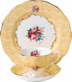 Чайная тройка Букет 1990, 100-летие Royal Albert 40017539