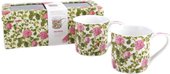 Набор кружек Розовые розы Вильям Морис, 2 шт Creative Tops 5149360