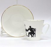 Чашка с блюдцем Гость, ф. Чёрный кофе ИФЗ 81.14927.00.1