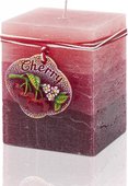 Свеча декоративная Bartek Candles Вишня, блок 7x9см 5907602691887