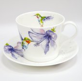 Чайная пара Roy Kirkham Колибри в цветах, 500мл XHUM1114