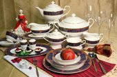 Столовый сервиз Астерия Голд 32 предмета Top Art Studio YF1209-TA