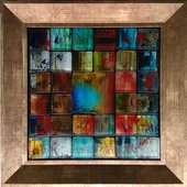 Картина стеклянная Top Art Studio Мозаика 30x30см LG1235-TA