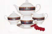 Чайный сервиз Астерия Голд 15 предметов Top Art Studio YF1207-TA