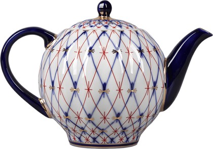 Чайник заварочный ИФЗ Тюльпан, Сетка 1950, 600мл, фарфор 80.42350.00.1