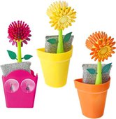 Настенное кашпо губка, щётка для посуды Vigar Flower Power 2441