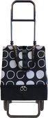 Сумка-тележка Rolser Symbol Mini Bag Termo Bi, 2 колеса, складная, чёрно-белая MNB025Negro