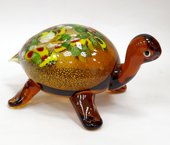 Фигурка стеклянная Черепаха 18x9см Top Art Studio ZB1507-TA