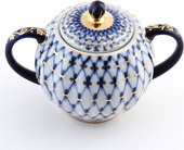 Сахарница Кобальтовая сетка, ф. Тюльпан ИФЗ 80.00234.00.1