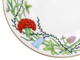 Тарелка десертная ИФЗ Стандартная-2, Сад Алисы, 20см, костяной фарфор 80.47612.00.1