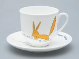Чайная пара ИФЗ Ландыш, Маленький Принц и Лис, 180мл, подарочный набор, костяной фарфор 81.27753.00.5