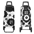 Сумка-тележка Rolser Flor, 2 колеса, чёрно-белая MOU052blanco/negro