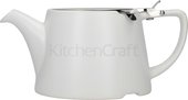 Чайник заварочный KitchenCraft London Pottery Oval Белый сатин, 750мл 45370