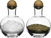 Набор ёмкостей для специй SagaForm Nature с дубовыми крышками 5016554