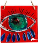 Миниатюра стеклянная Око 15x15см Top Art Studio LG1240-TA
