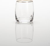 Фужеры 6шт Идеал зол. полоска 290мл виски Crystalite Bohemia 25015/290/20733K