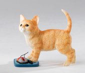 Статуэтка Котёнок с мышкой (Kitten with Mouse), 8.5см Enesco CA03260