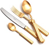 Столовые приборы, 24пр. Cutipol FONTAINEBLEAU GOLD матовый 9162