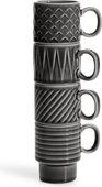 Набор 4 кружек для эспрессо SagaForm Coffee & More 5018070
