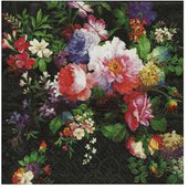 Салфетки для декупажа Paw Роза на бархате, 33x33см, 20шт SDL090200