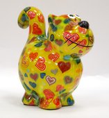 Копилка Pomme-Pidou Кошка, мини, жёлтый 11.5x6.8x11.7см 148-00248/C