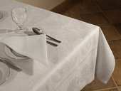 Скатерть Весна 150x150 белая Белорусский лён 10c199/150x150/923/0