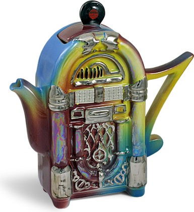 Чайник заварочный "Чайный дискобармен" (музыкальный аппарат Jukebox) The Teapottery 4435