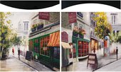 Картина Парижское Кафе 58x58см, пара Top Art Studio WDP0083-TA