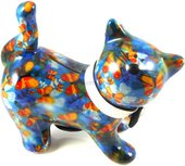 Копилка Кошка KITTY синяя с бабочками Pomme-Pidou 148-00021/4